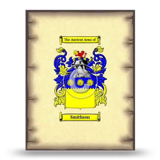 Smithson Coat of Arms Print