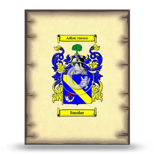 Smolar Coat of Arms Print