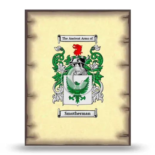 Smotherman Coat of Arms Print