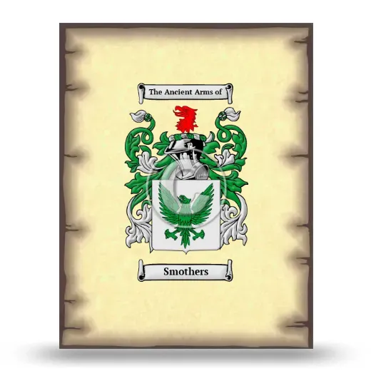 Smothers Coat of Arms Print