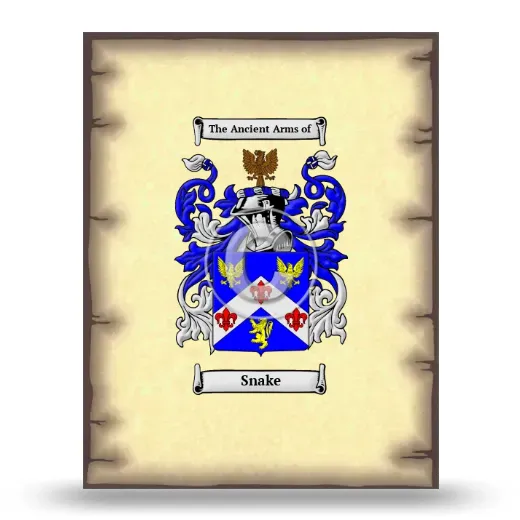 Snake Coat of Arms Print
