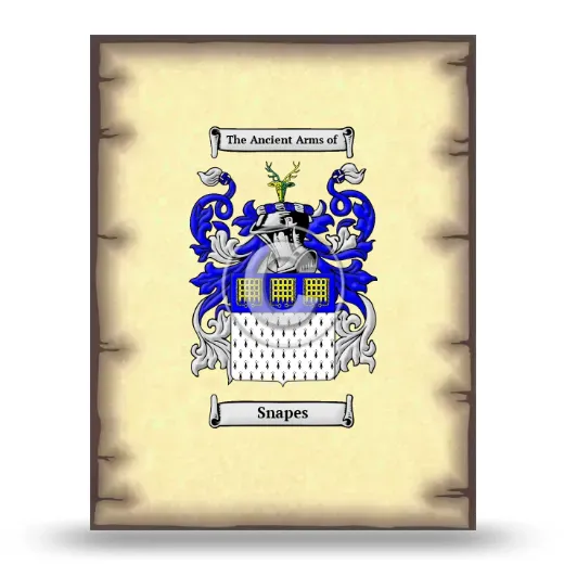 Snapes Coat of Arms Print