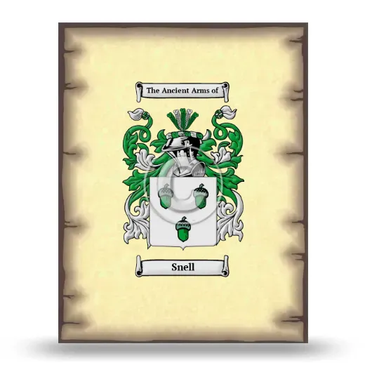 Snell Coat of Arms Print