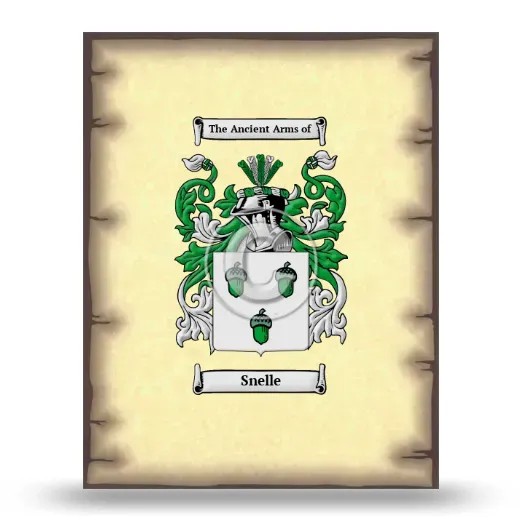 Snelle Coat of Arms Print