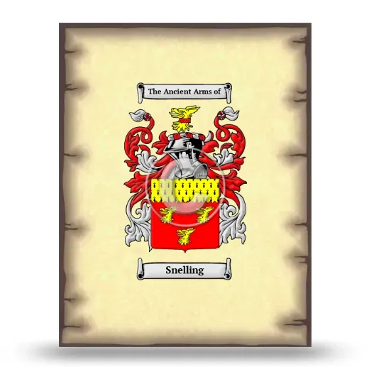Snelling Coat of Arms Print