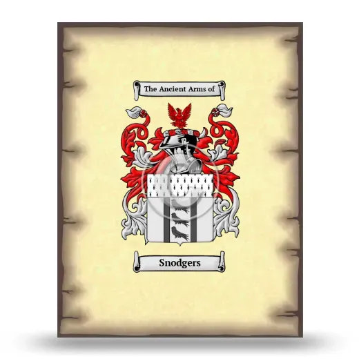 Snodgers Coat of Arms Print