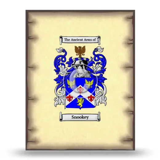 Snookey Coat of Arms Print