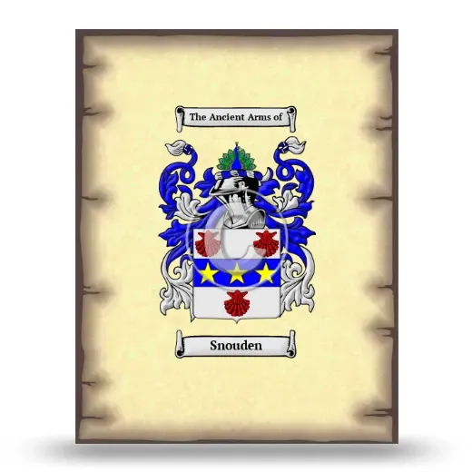 Snouden Coat of Arms Print