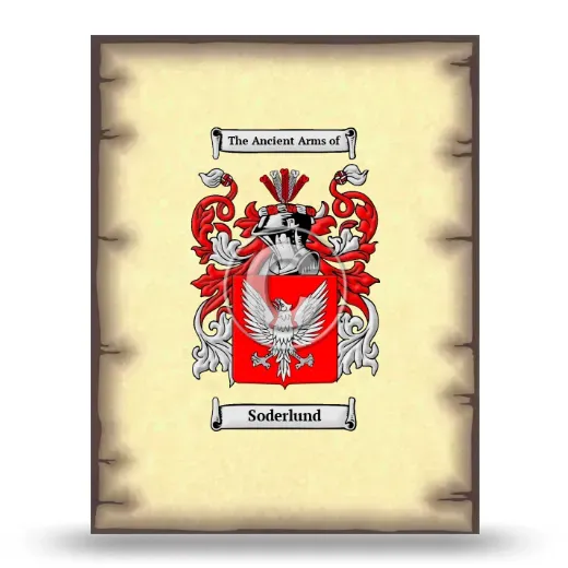 Soderlund Coat of Arms Print