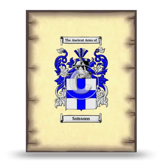 Soissons Coat of Arms Print