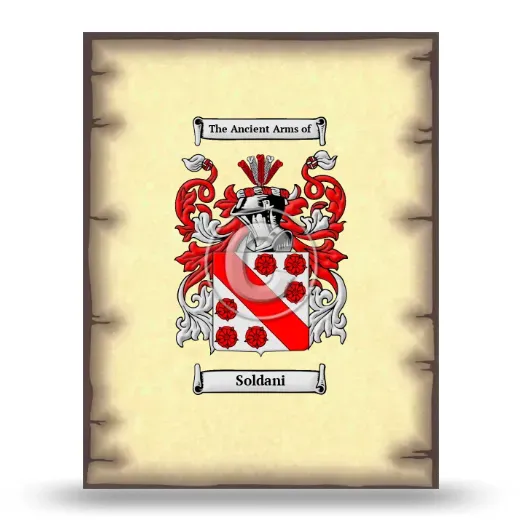 Soldani Coat of Arms Print