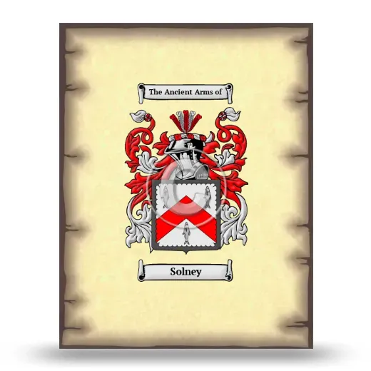 Solney Coat of Arms Print