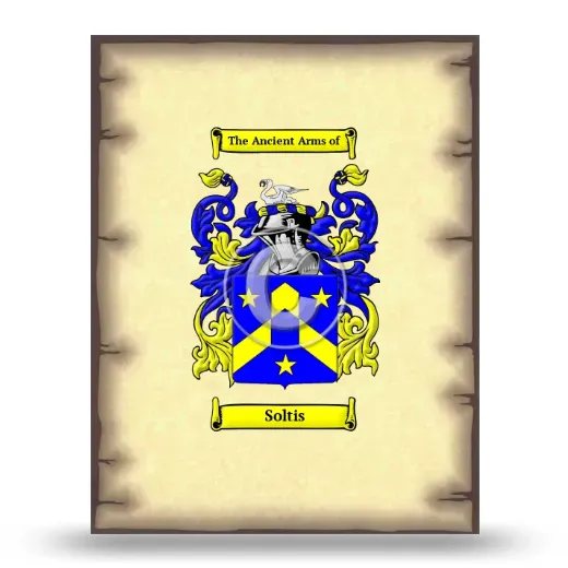 Soltis Coat of Arms Print