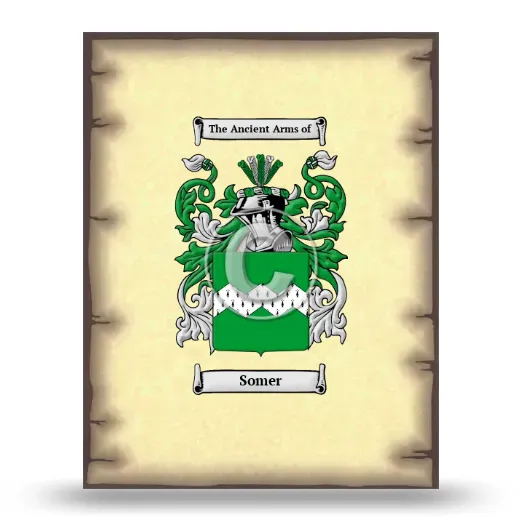 Somer Coat of Arms Print