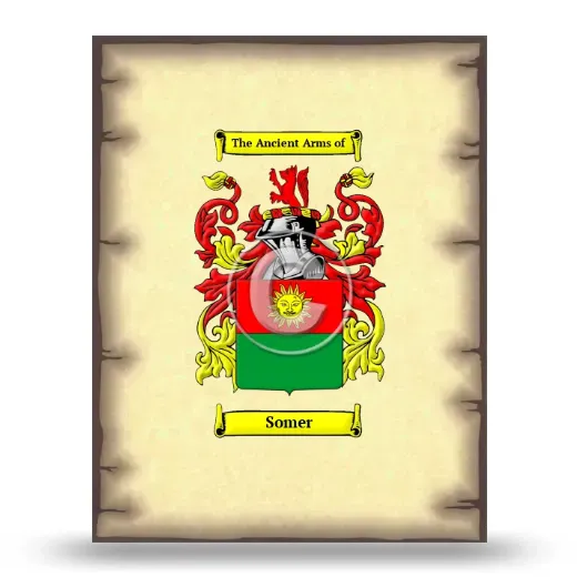 Somer Coat of Arms Print