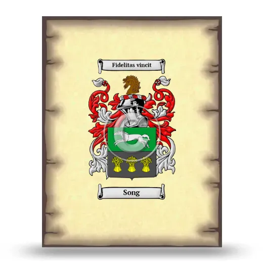 Song Coat of Arms Print