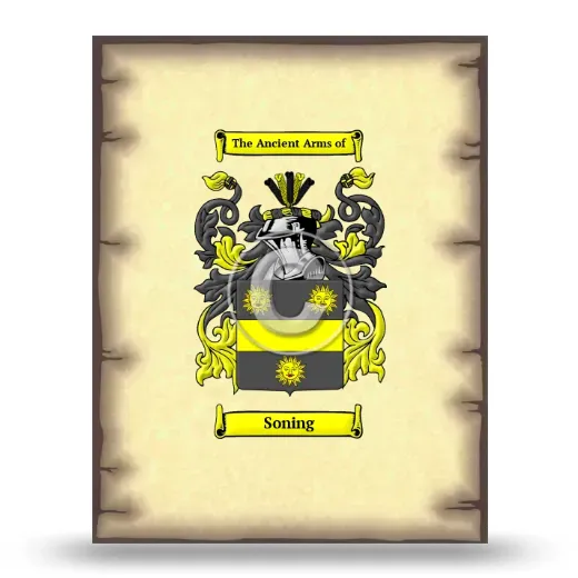 Soning Coat of Arms Print