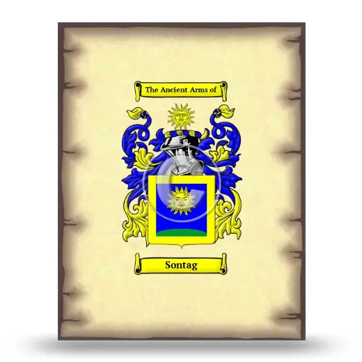 Sontag Coat of Arms Print
