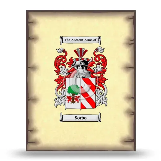 Sorbo Coat of Arms Print