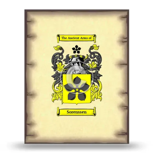 Sorenssen Coat of Arms Print