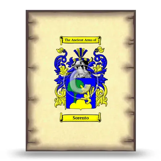 Sorento Coat of Arms Print