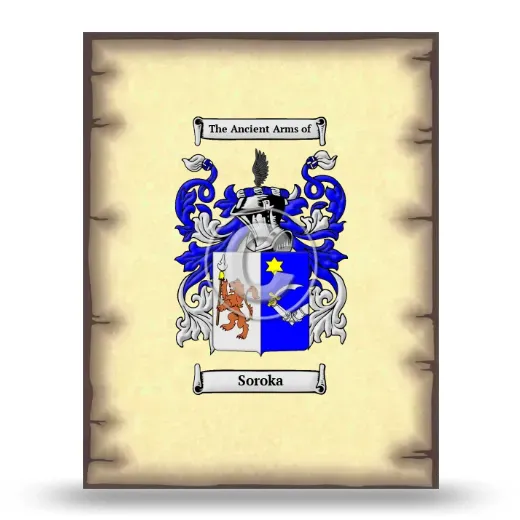 Soroka Coat of Arms Print