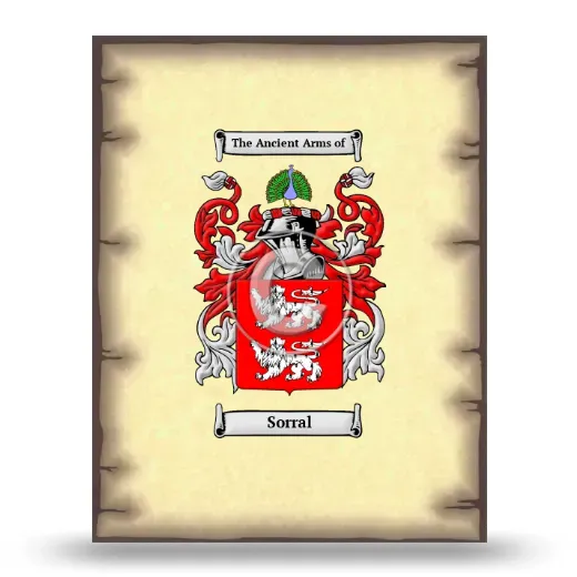 Sorral Coat of Arms Print