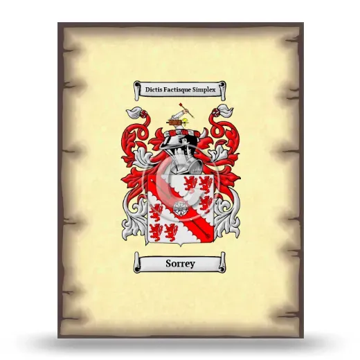 Sorrey Coat of Arms Print