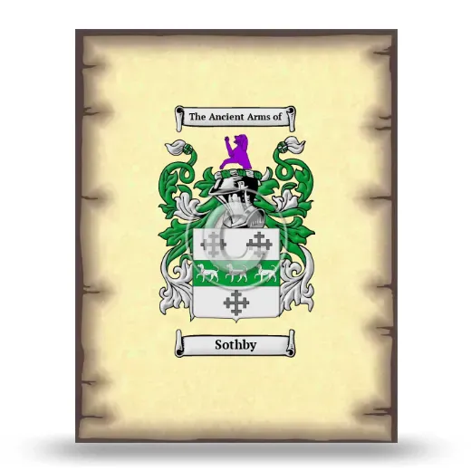 Sothby Coat of Arms Print