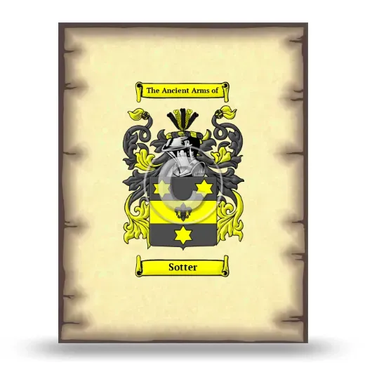 Sotter Coat of Arms Print