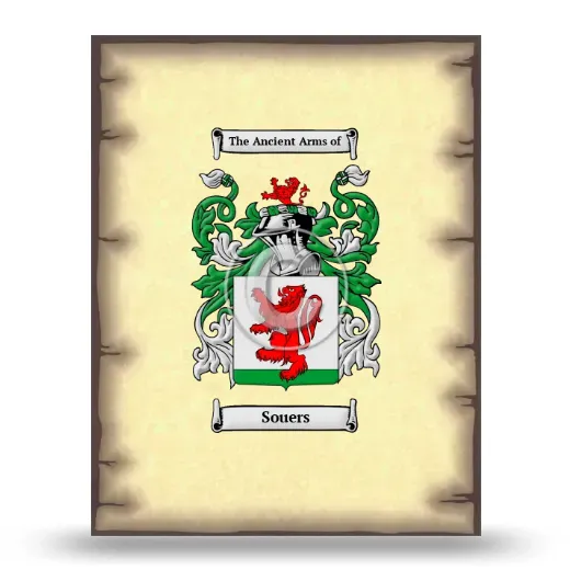 Souers Coat of Arms Print