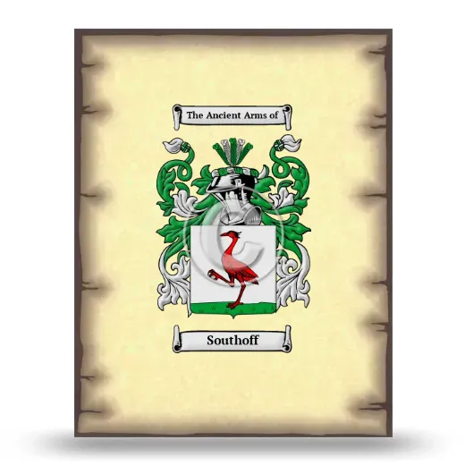 Southoff Coat of Arms Print