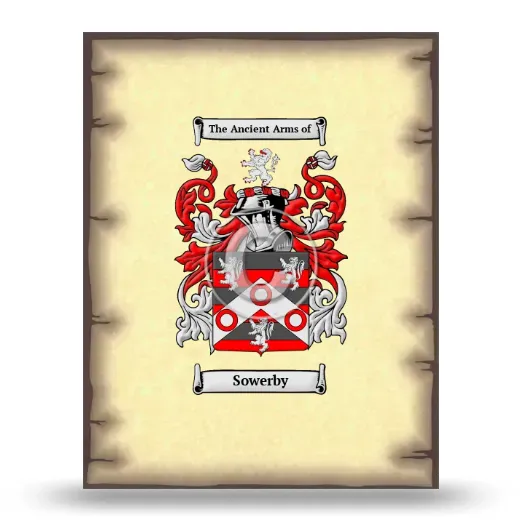 Sowerby Coat of Arms Print