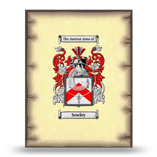Sowley Coat of Arms Print