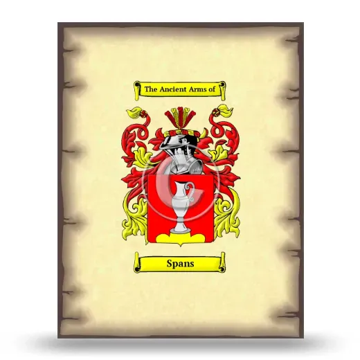 Spans Coat of Arms Print