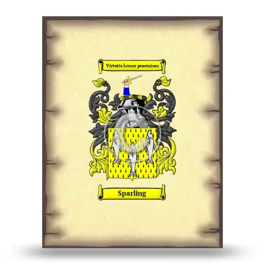 Sparling Coat of Arms Print