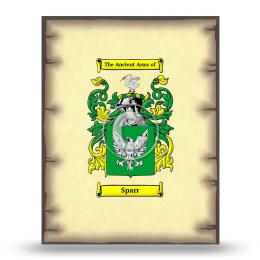 Sparr Coat of Arms Print