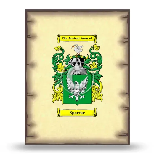 Sparrke Coat of Arms Print
