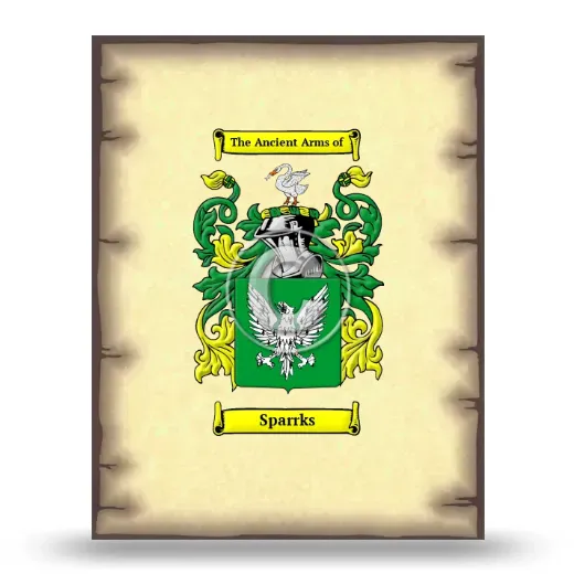 Sparrks Coat of Arms Print