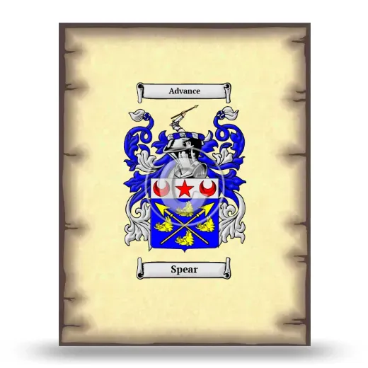Spear Coat of Arms Print
