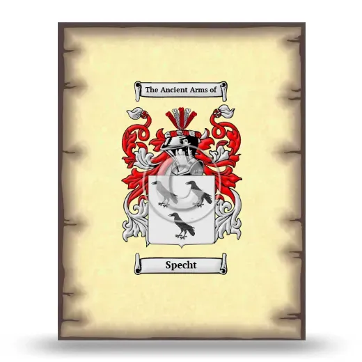 Specht Coat of Arms Print