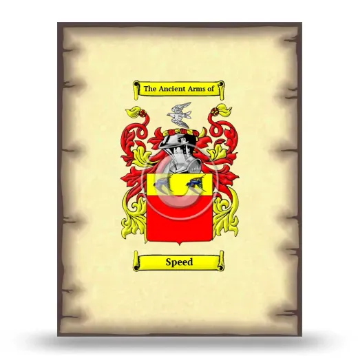 Speed Coat of Arms Print