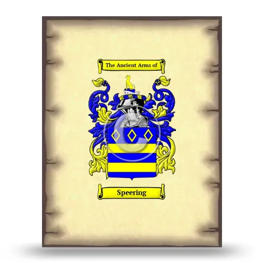 Speering Coat of Arms Print