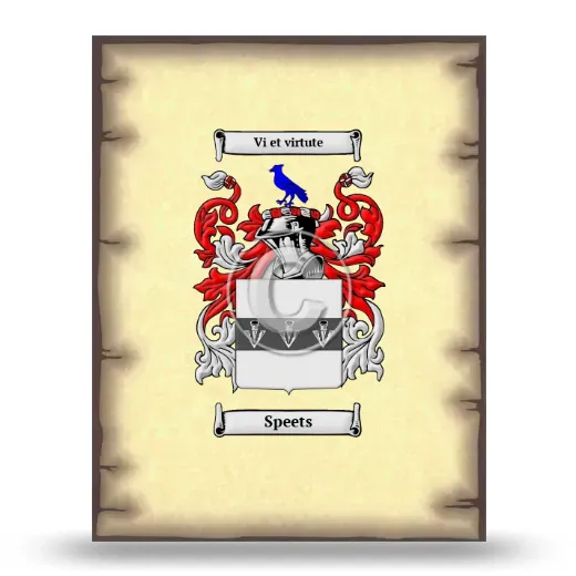 Speets Coat of Arms Print