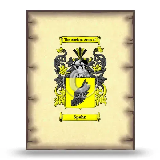 Spehn Coat of Arms Print