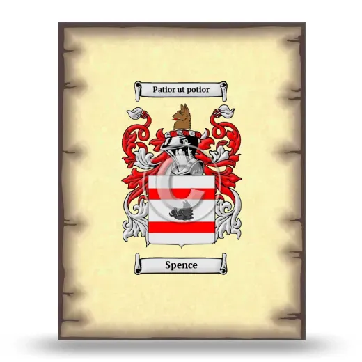Spence Coat of Arms Print