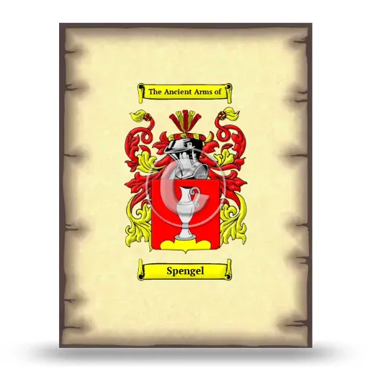 Spengel Coat of Arms Print