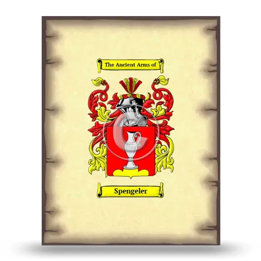 Spengeler Coat of Arms Print