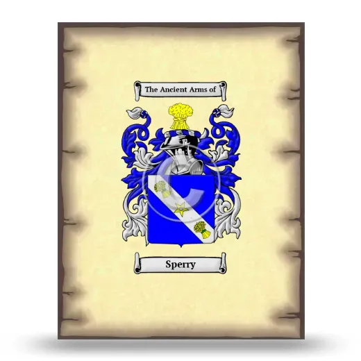 Sperry Coat of Arms Print