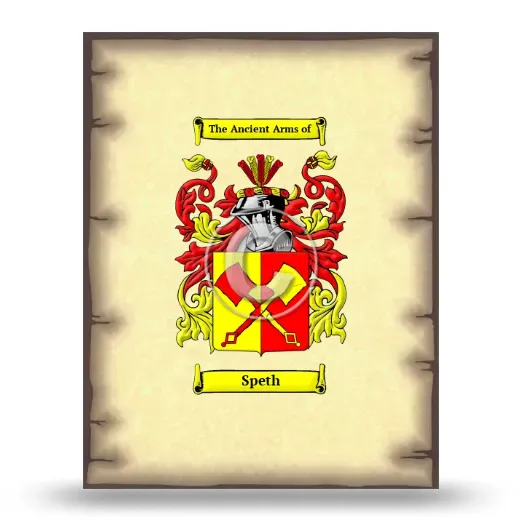 Speth Coat of Arms Print